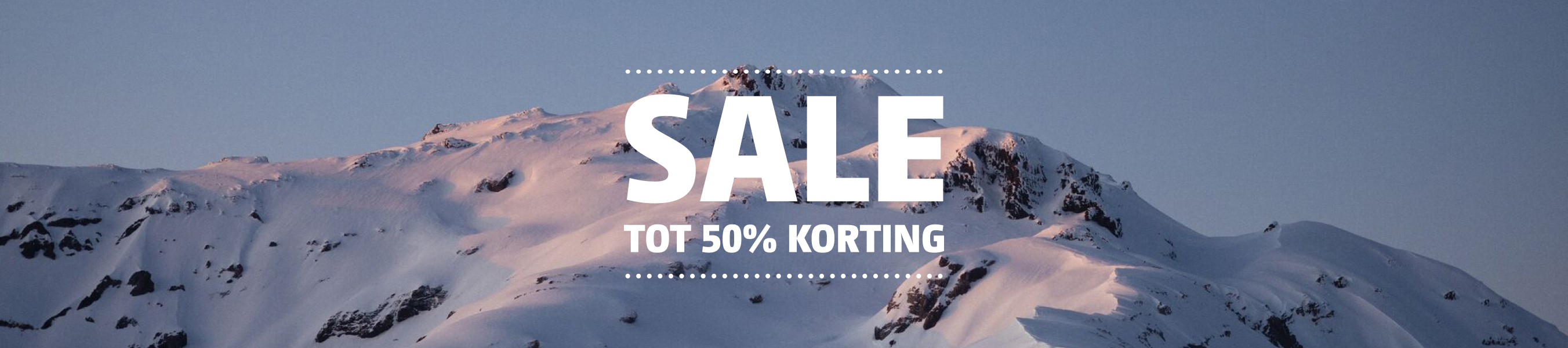 Sale tot 50% korting