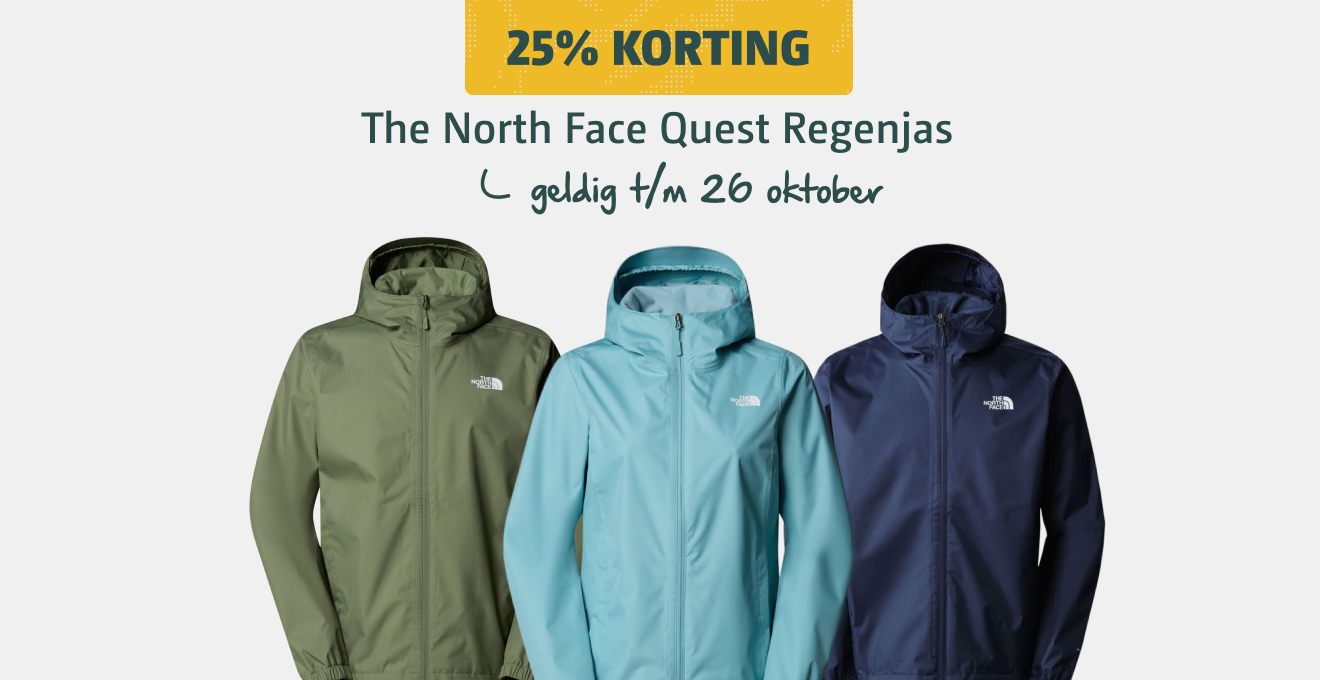 tnf quest regenjas