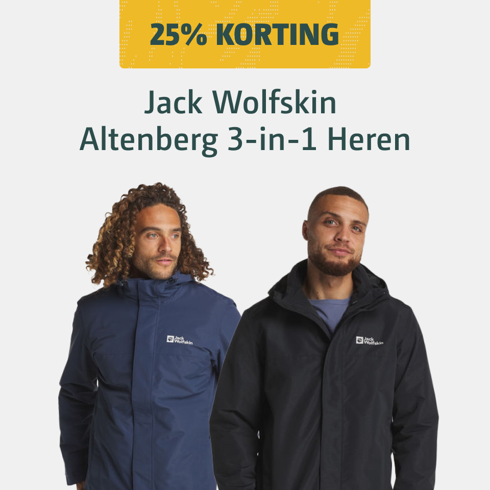 25% korting op jack wolfskin altenberg heren jas