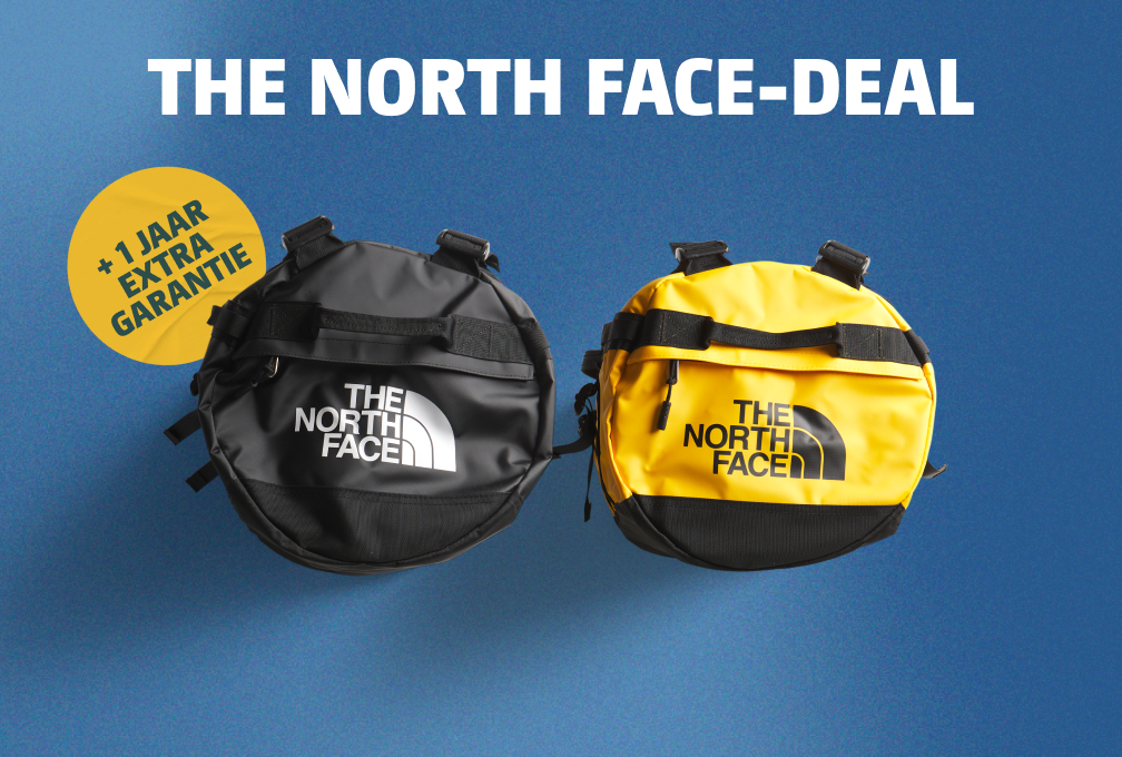 the north face deal + 1 jaar extra garantie