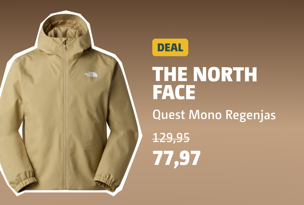 The North Face quest regenjas