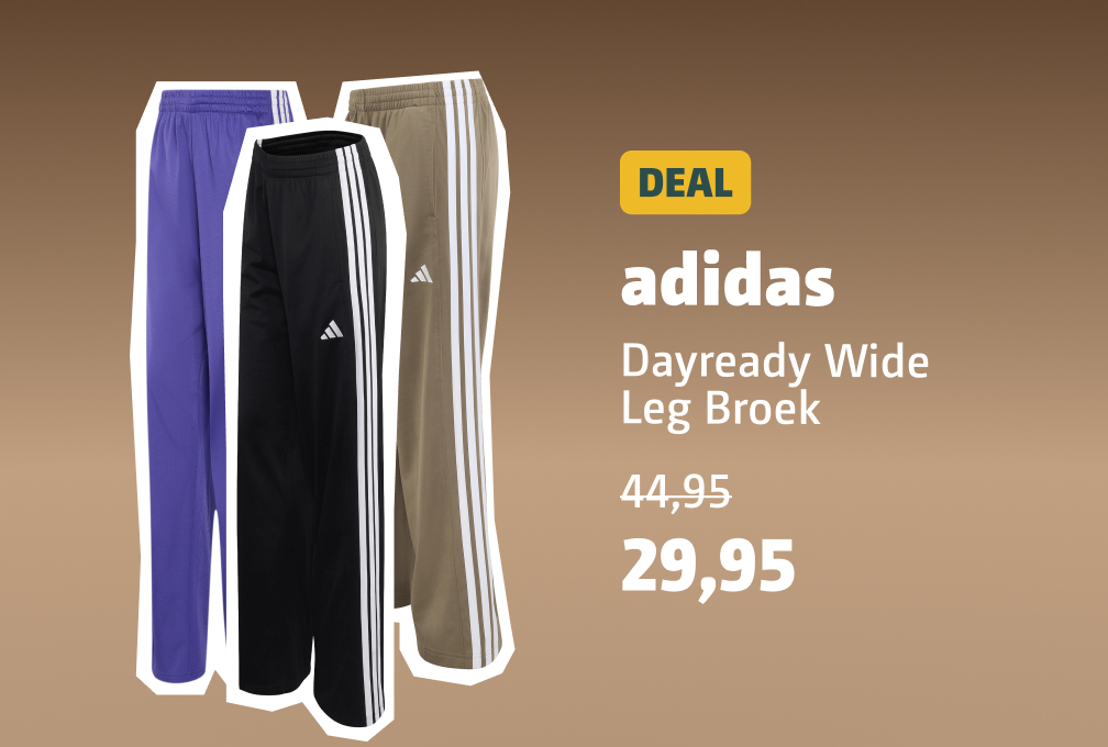 adidas wide leg broek