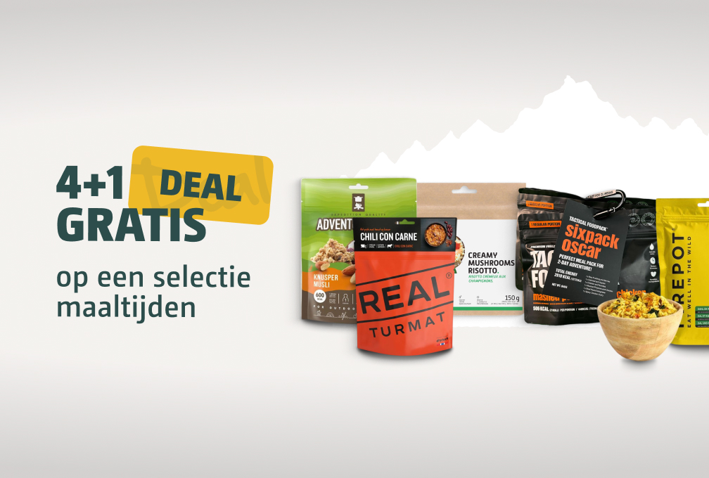4+1 gratis op maaltijden