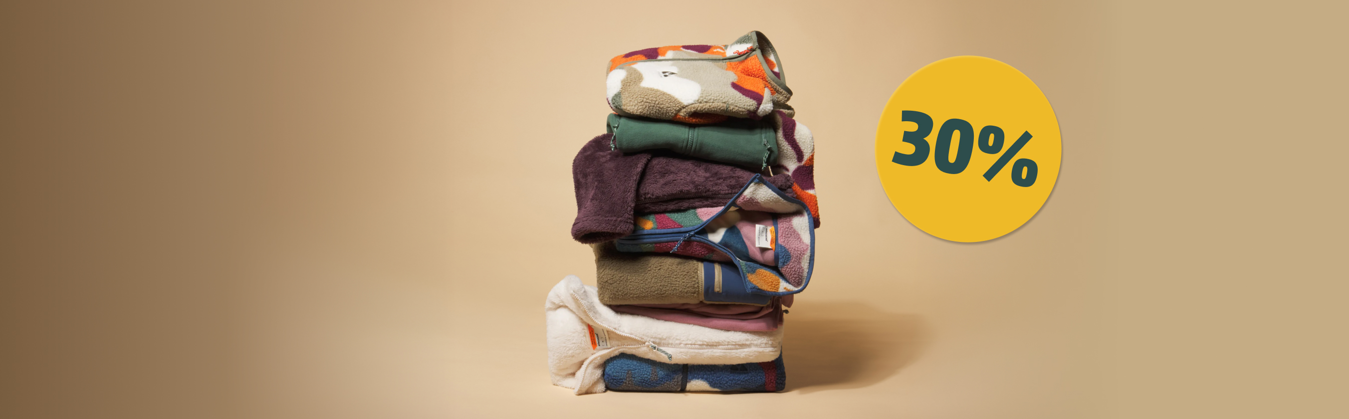 30% korting op selectie ayacucho-fleeces