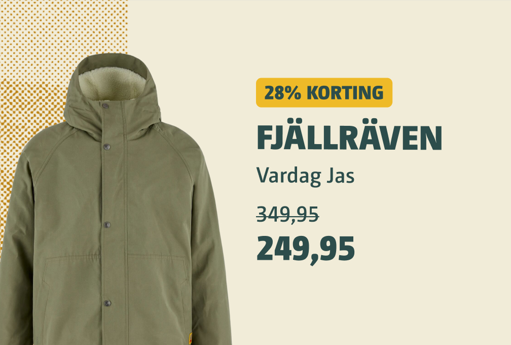 fjallraven vardig jas met korting heren
