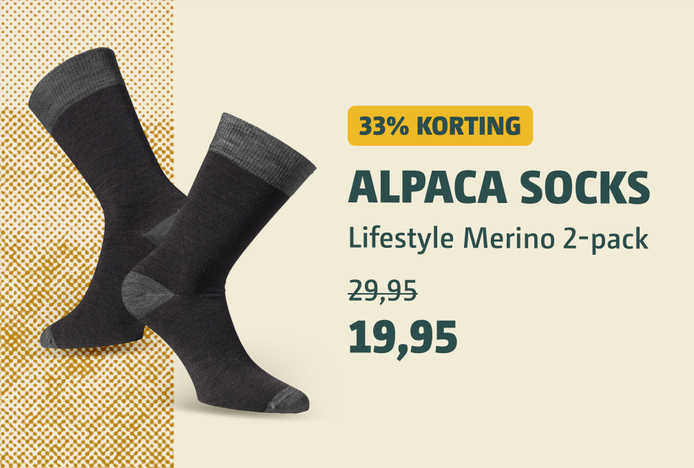 Alpaca socks lifestyle Merino 2-pack