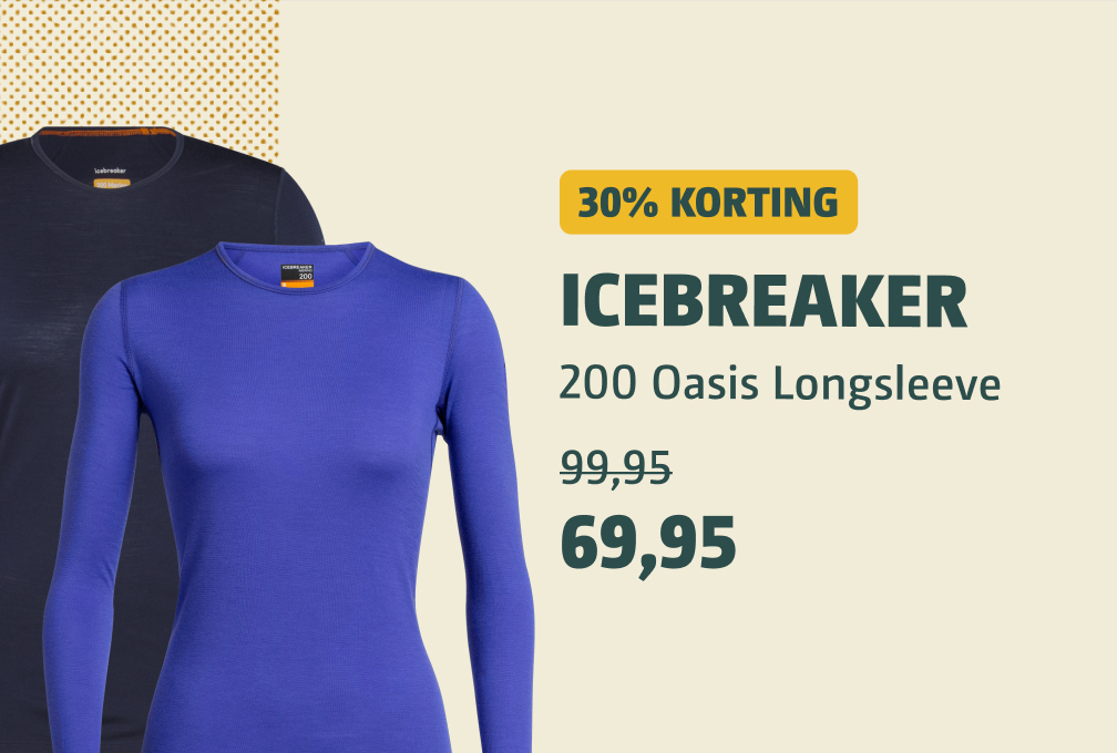 Icebreaker 200 Oasis longsleeve met korting
