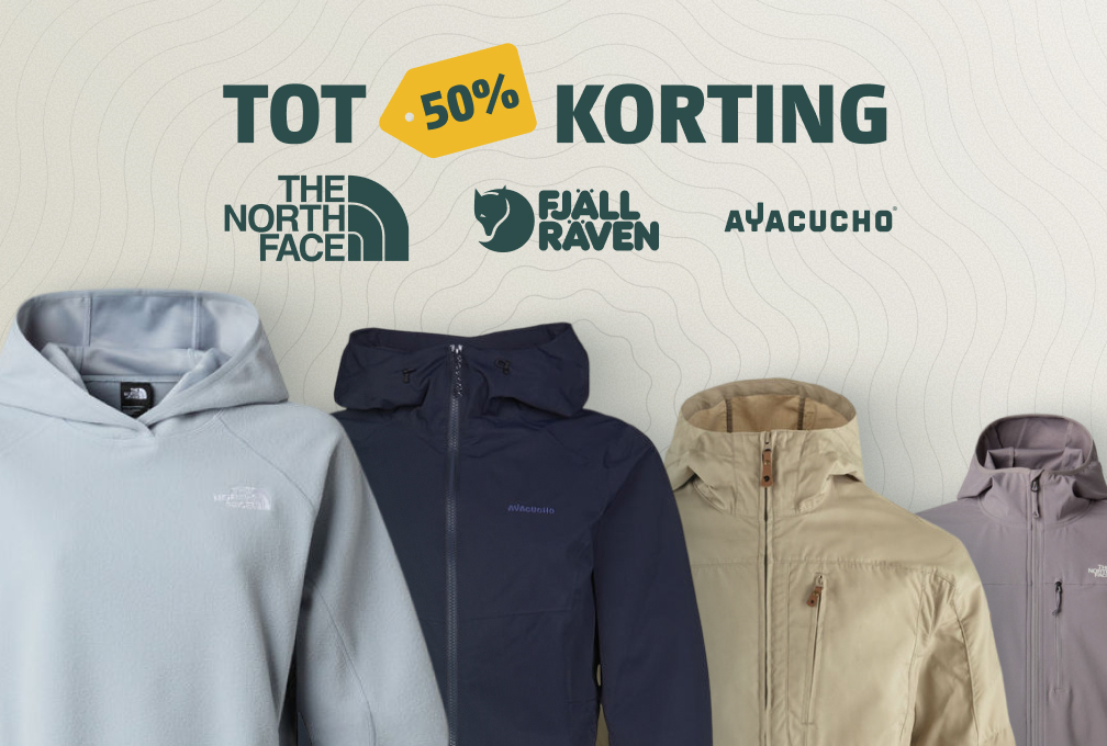 korting op ayacucho, the north face en fjallraven