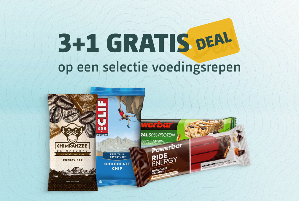 3+1 gratis op sportvoeding