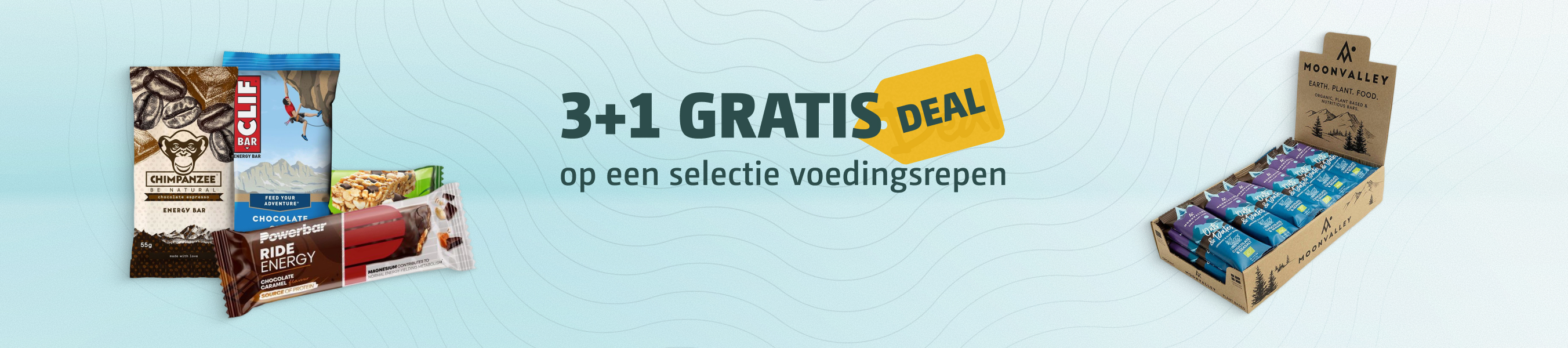 3+1 gratis op sportvoeding