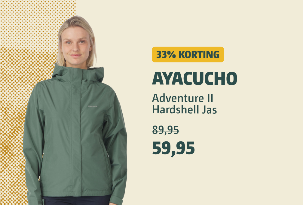 ayacucho adventure jacket 33% korting