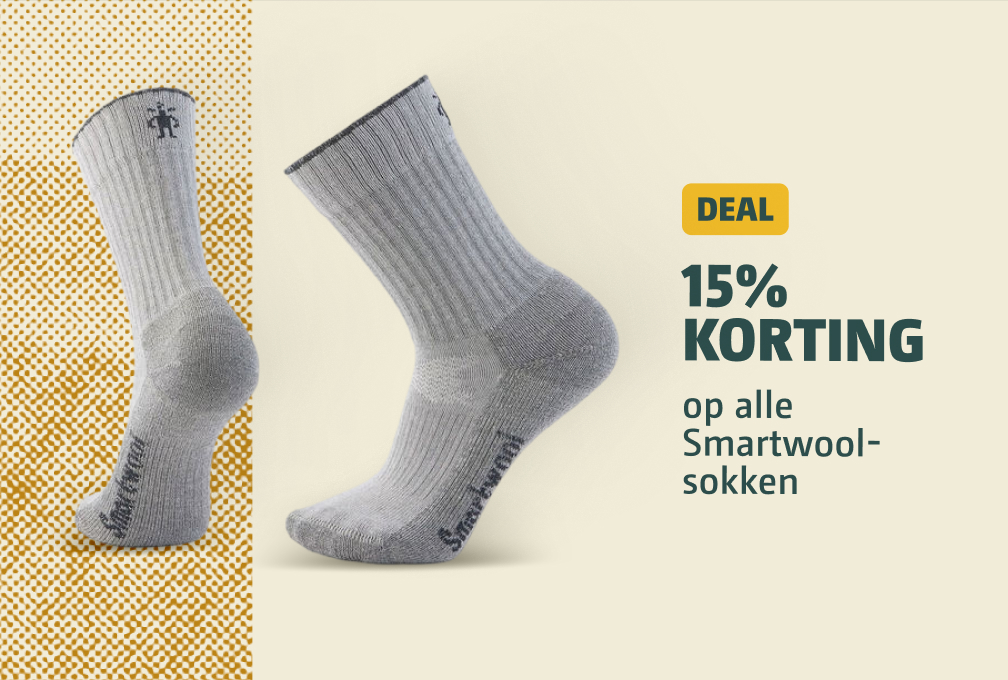 15% korting op alle smartwool sokken