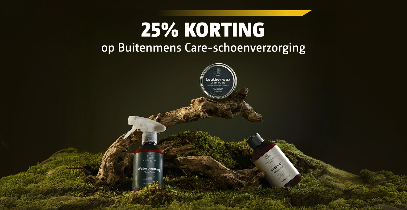 25% korting op Buitenmens Shoecare