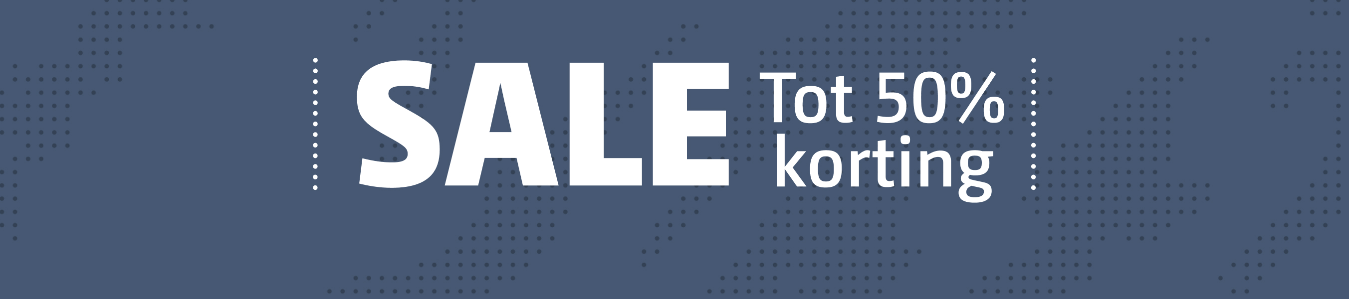 Sale tot 50% korting