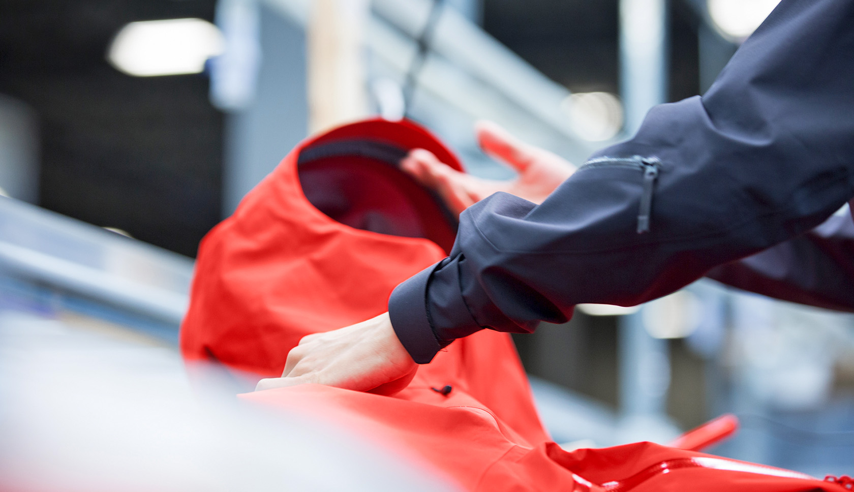 arcteryx jas wordt getest