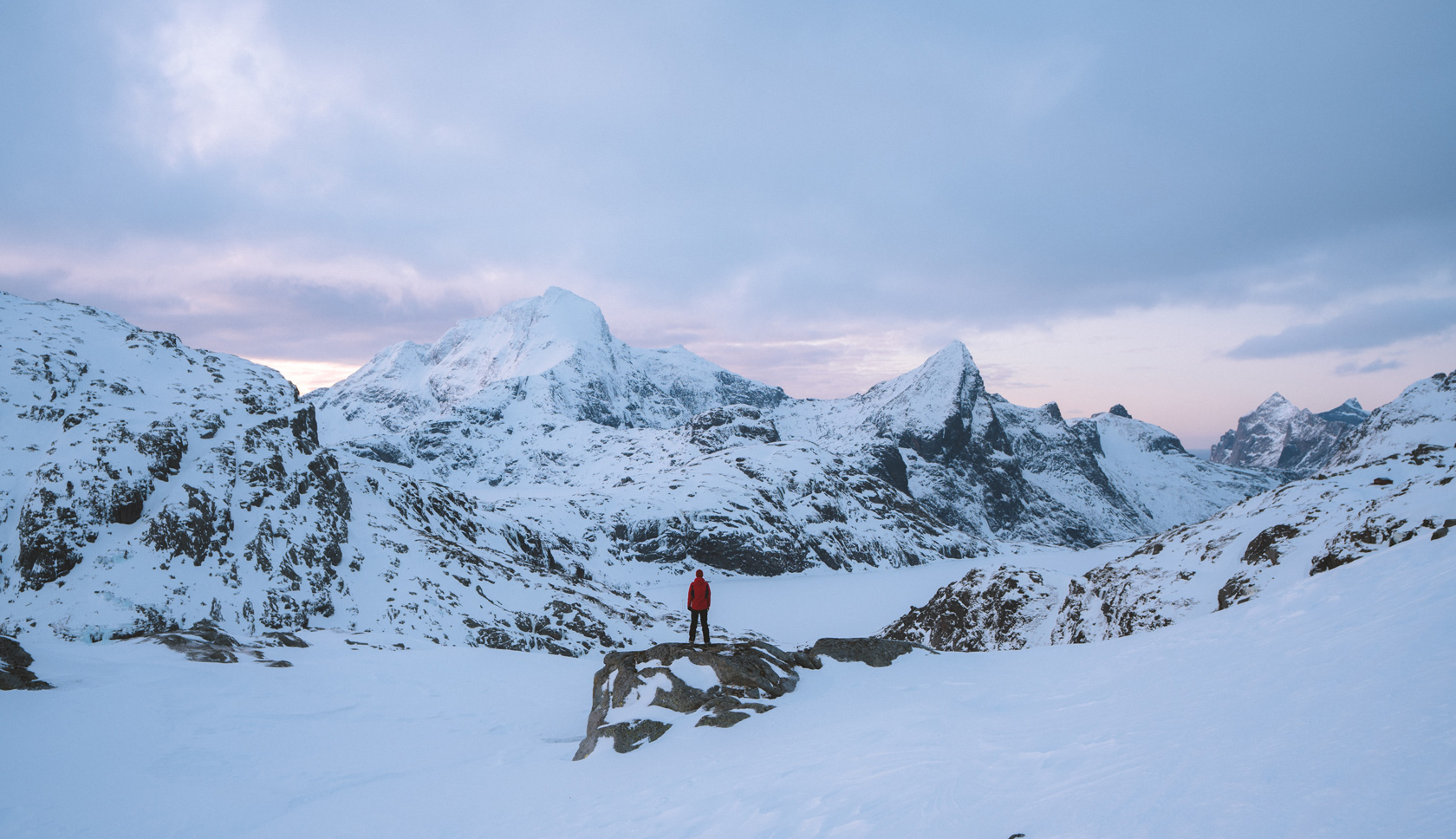 winter op mauna Kea in Hawaii