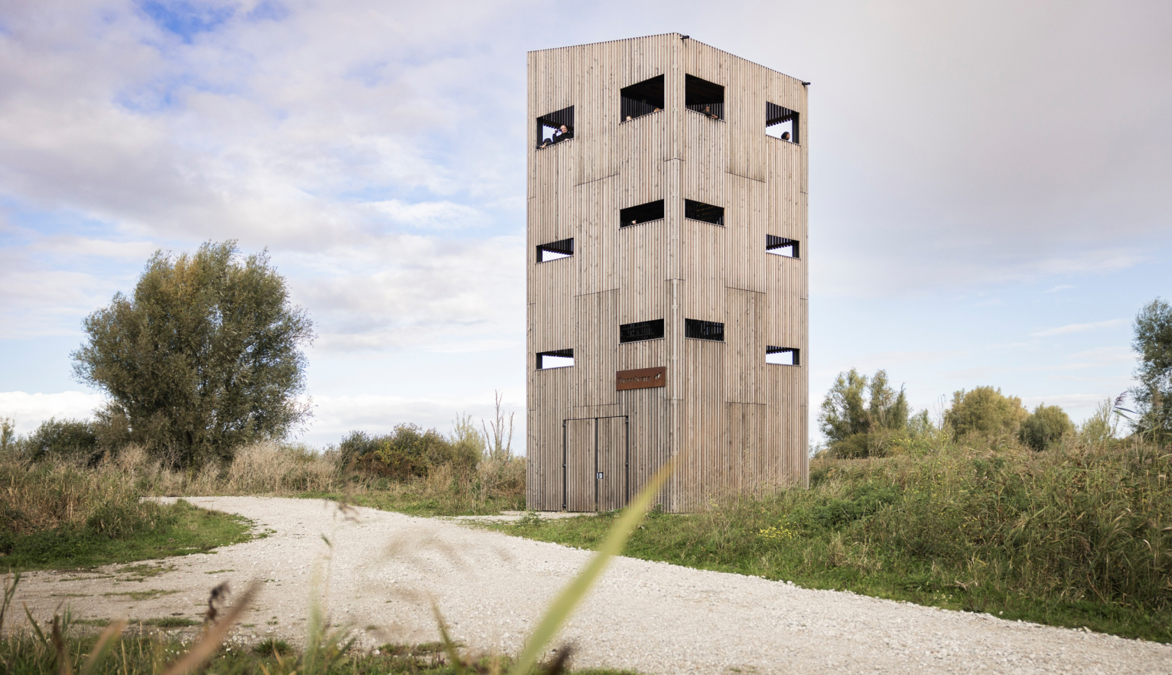 Vanaf uitkijktoren de Roerdomp heb je een prachtig uitzicht over de Oostvaardersplassen