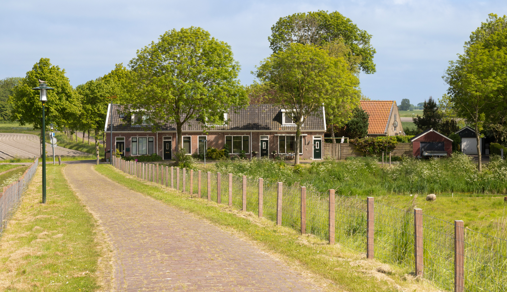 Het Ziltepad loopt door verschillende Friese dorpjes, waaronder het idyllische Hegebeintum