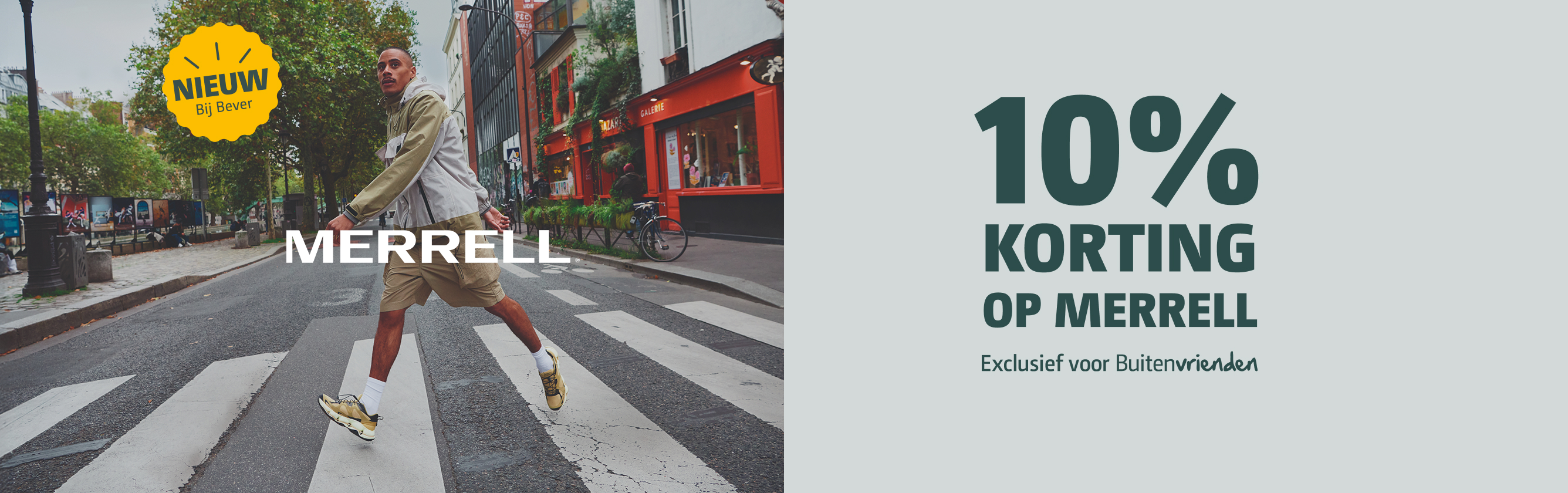 10% korting op merrell