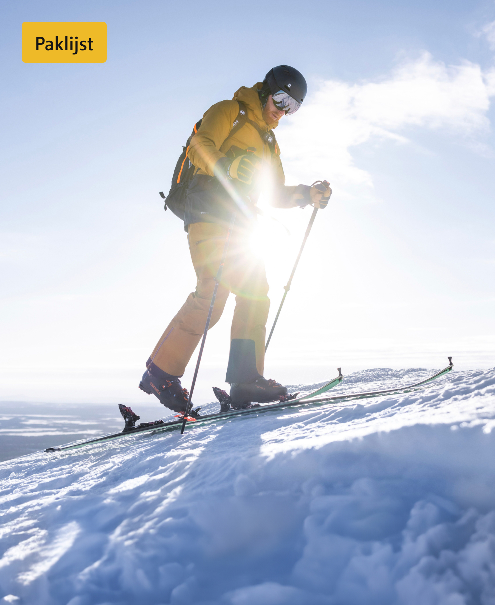 Paklijst wintersport
