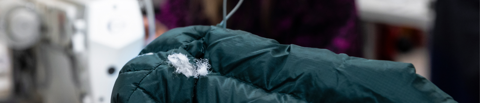 slaapzak laten repareren bij bever