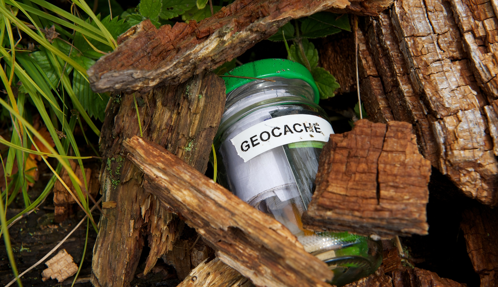 verstopte geocache