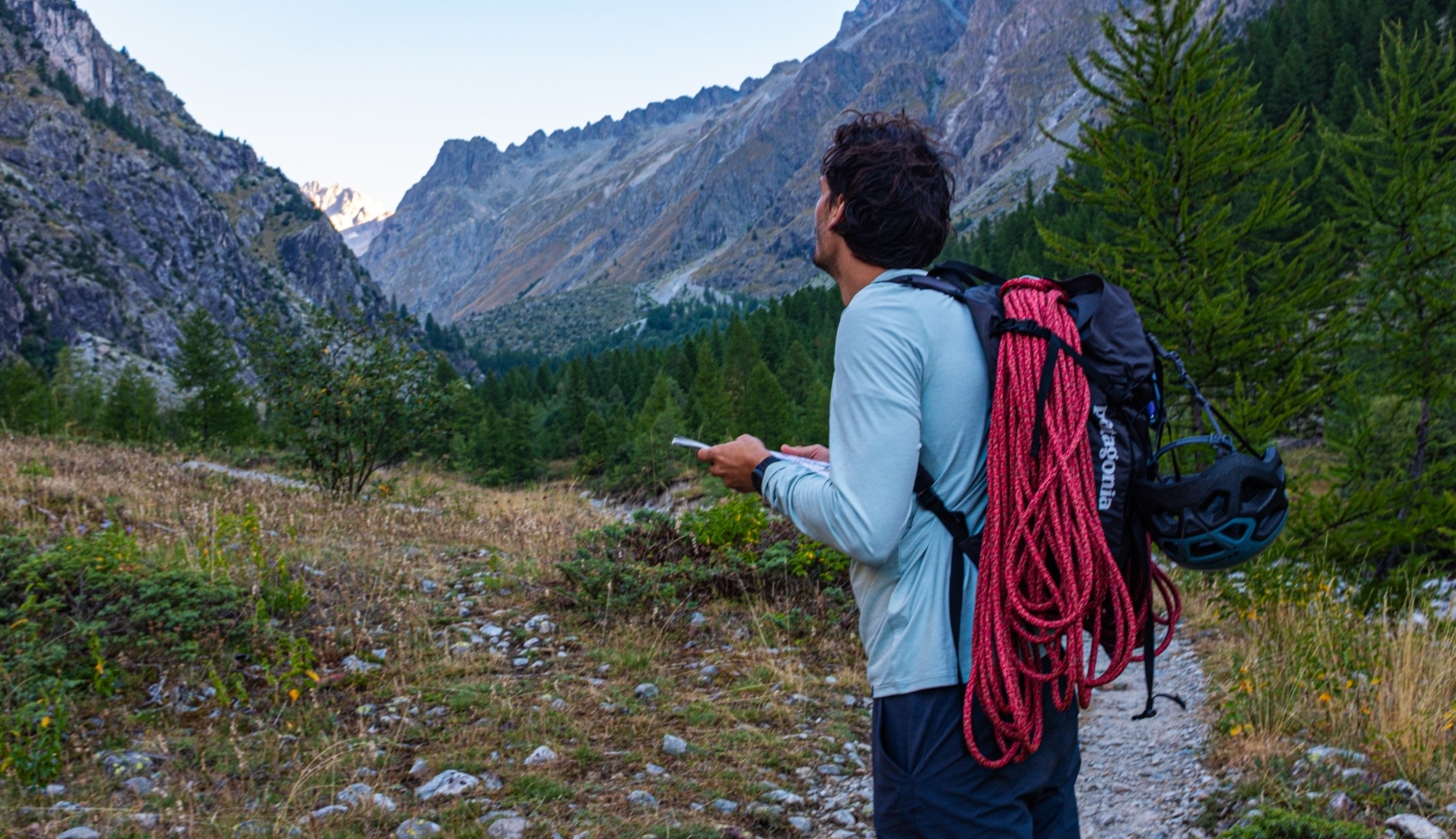 patagonia capilene sun hoody testen in de bergen