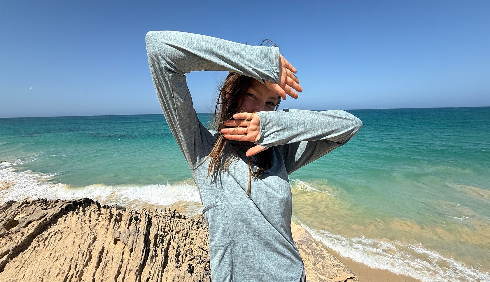 patagonia capilene sun hoody met upf-bescherming