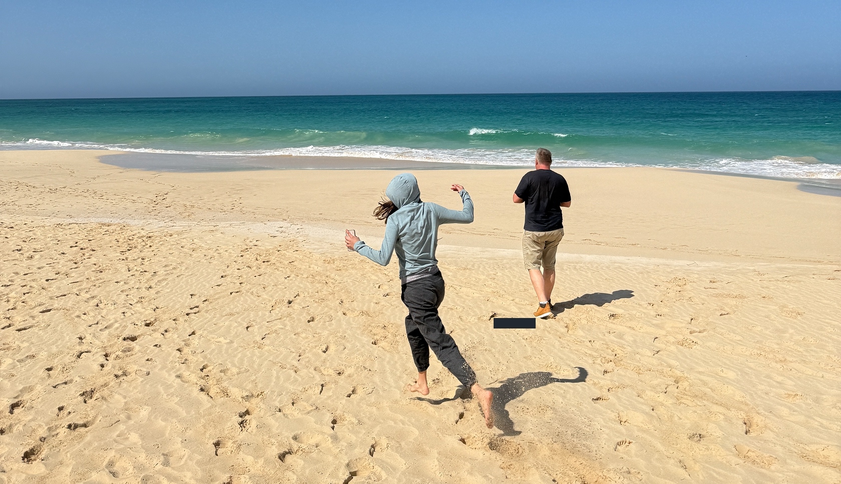 patagonia capilene sun hoody testen in de zon