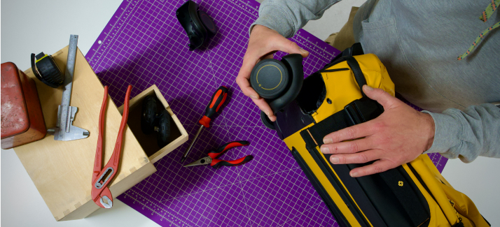 Reparatie van je rugzak, duffel of trolley