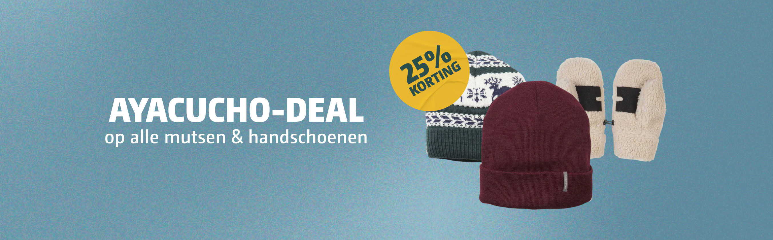 Ayacucho handschoenen & mutsen kortingsactie