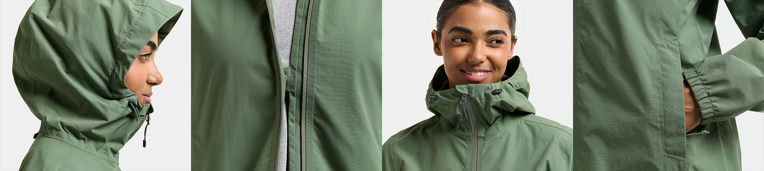 shop de groene Varja hardshell didriksons